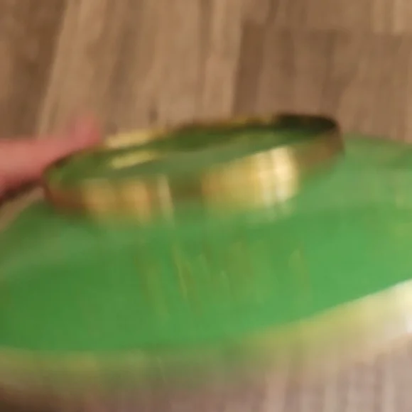 FLOWER POPPY PATTERN CLOISONNE PORCELAIN 7” Enamel Plate Vintage Asian Japanese - Picture 4 of 6